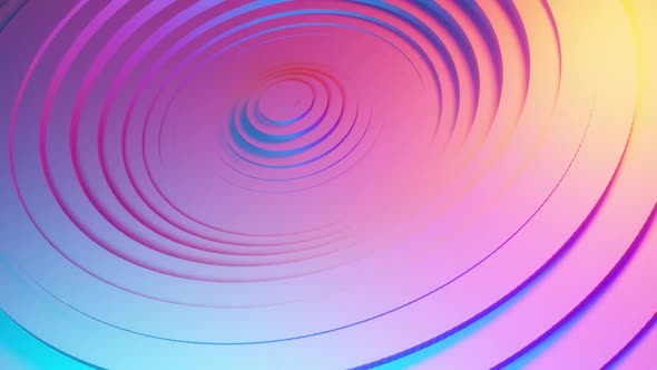 Holographic pattern of circles