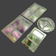 Service Trays Set 4 Parts - 3DOcean Item for Sale