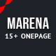 Marena - One Page Vertical / Horizontal Template - ThemeForest Item for Sale