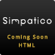 Simpatico - Creative Countdown Coming Soon Page - ThemeForest Item for Sale