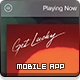 Lucky - Mobile Music App UI - GraphicRiver Item for Sale