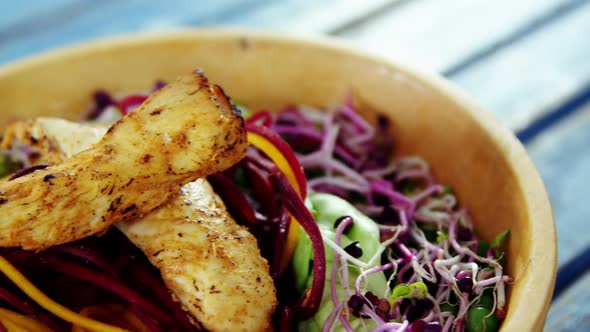 Salad in bowl