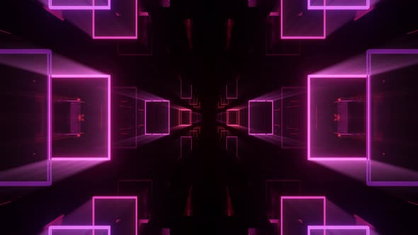 Glow Sci Fi Symmetrical Construction