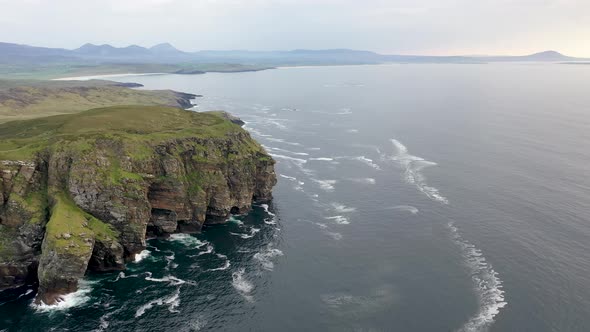 Aerial View of the Cliffs at Horn Head Dunfanaghy  County Donegal Ireland