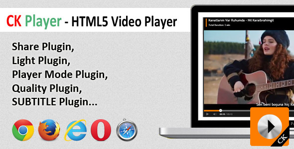 CK Player - HTML5 Video Player