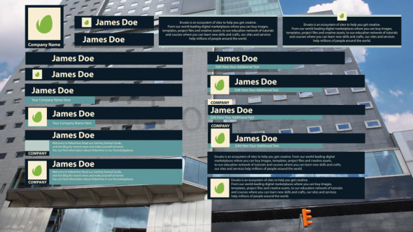 Corporate Lower Third Pack alt