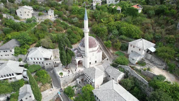 Aerial Mosque of Sisman IbrahimPasa