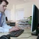 Office worker using computer - VideoHive Item for Sale