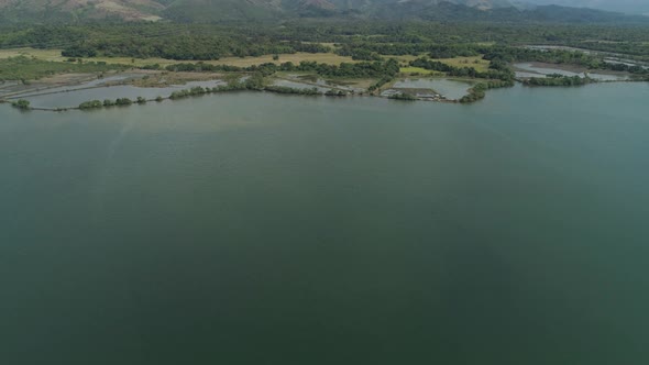 Tropical Landscape Mountains Lake