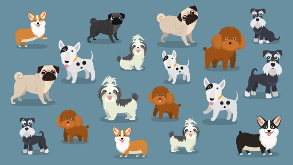 Cartoon Dog Pack 1