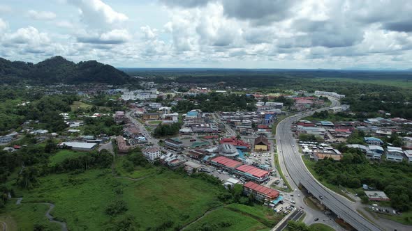 The Towns of Sarawak, Borneo, Malaysia