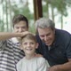 Boy with father and grandfather, portrait - VideoHive Item for Sale