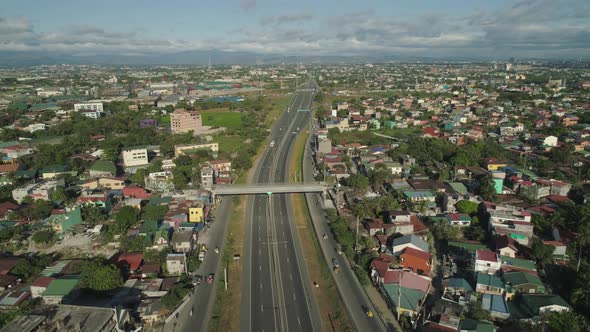 Road Junction in Manila Philippines alt