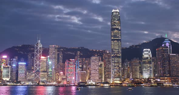 Hong Kong City at Night