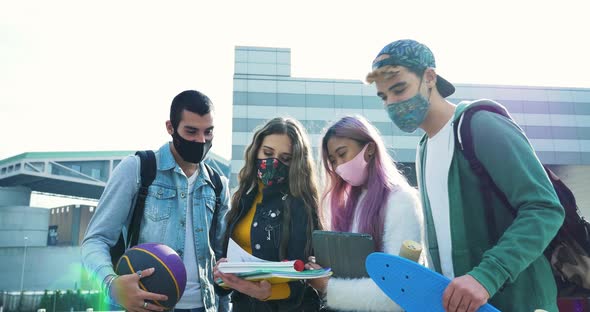 group of students outdoor