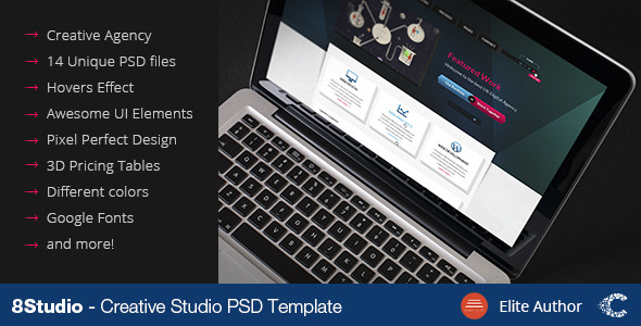 A Stunning Interactive Agency PSD