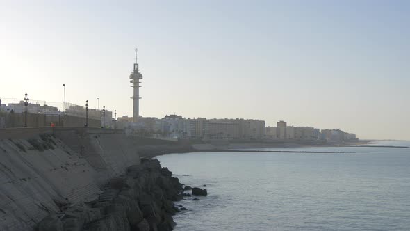 The Cadiz coastline