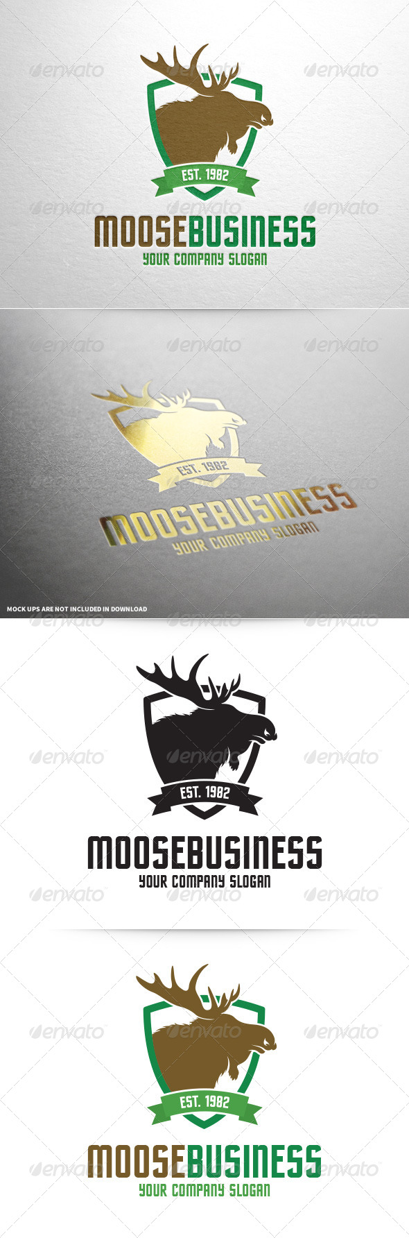 Moose Business Logo Template