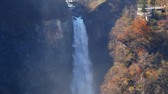 Waterfall Autumn Season