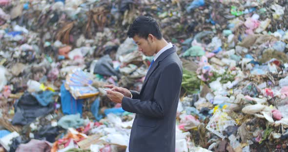 Businessman Working With Smart Phone