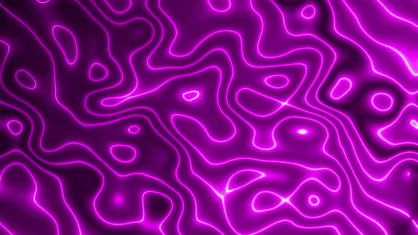 Bright purple line glowing Psychedelic Liquefied Background. Fluid Colourful glowing line. Vd 656