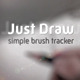 JustDraw Simple Brush Tracker - VideoHive Item for Sale