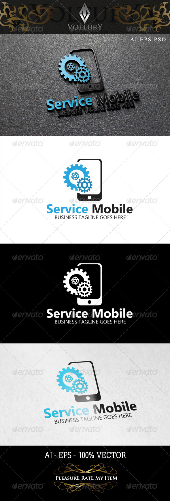 Service Mobile Logo