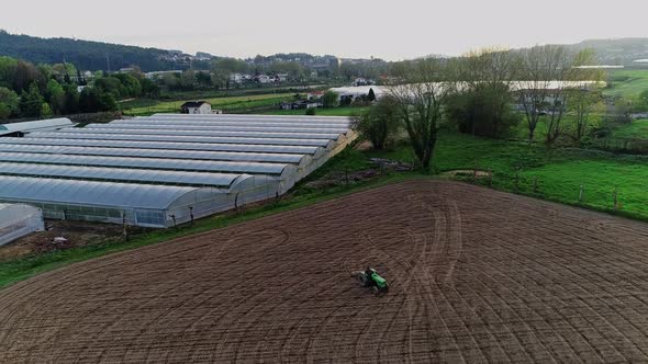 Countryside Aerial View Landscape