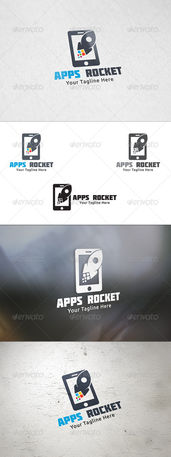 Apps Rocket - Logo Template