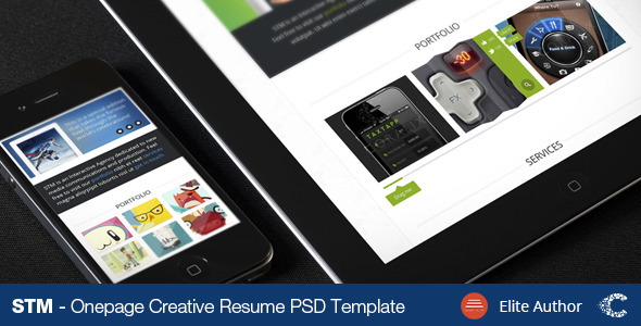 STM One Page Creative Theme