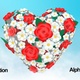 A bouquet of flowers in the shape of a heart - VideoHive Item for Sale