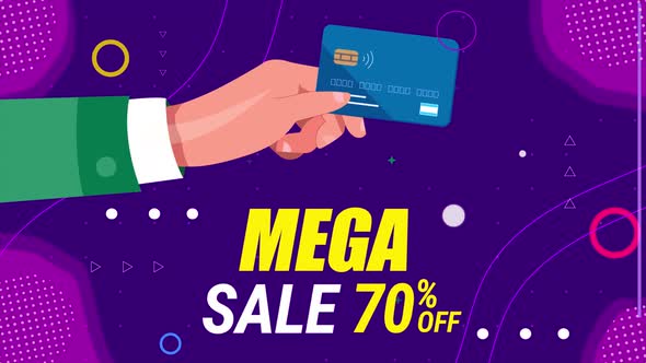 Mega Sale 70% Off Background