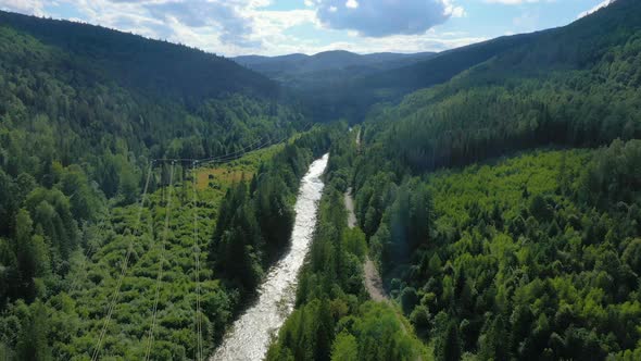 Beautiful Mountain River 