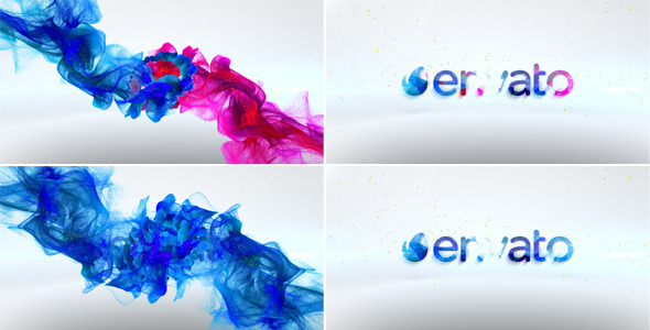 Colorful Particles Logo Reveal