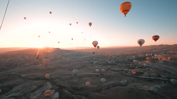 Gorgeous Balloons at Sunset