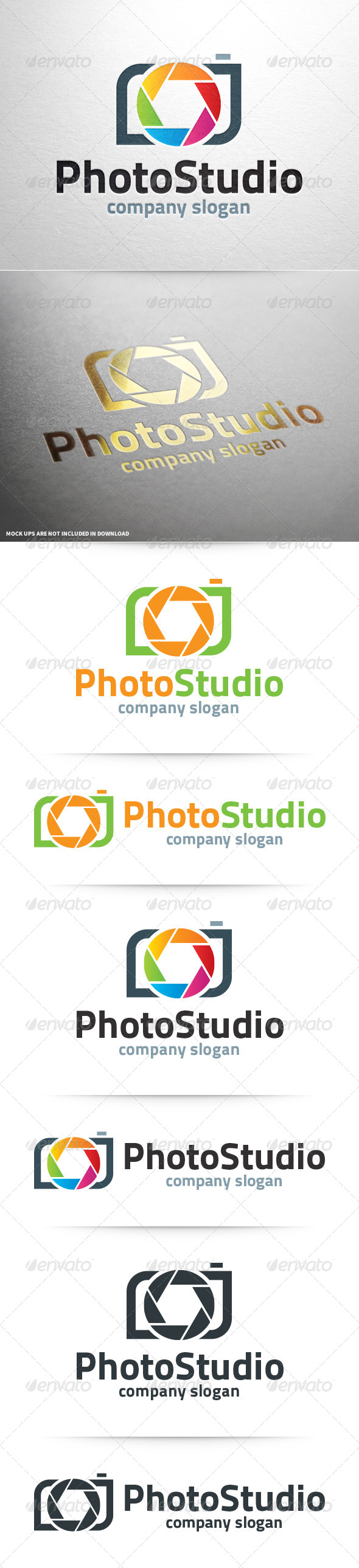 Photo Studio Logo Template