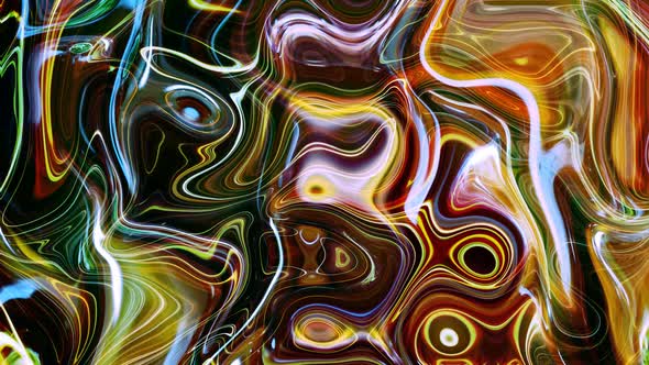 New Colorful Wavy Smooth Marble Liquid Animation