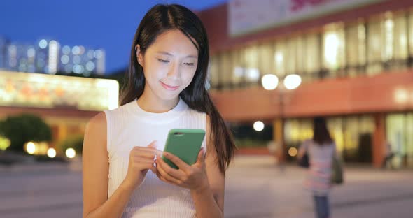 Woman Use of Smartphone