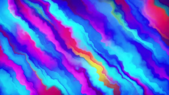 Liquid Abstract Background Blue & Pink