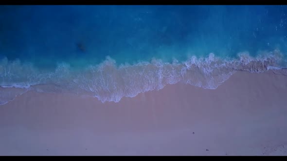 Aerial view nature of marine sea view beach wildlife by aqua blue sea with clean sand background of 
