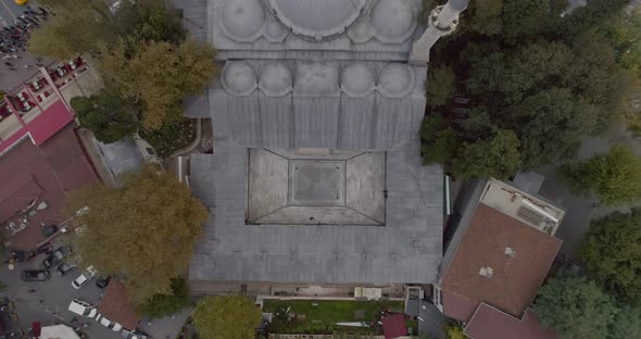 Besiktas Sinan Pasa Mosque Top View