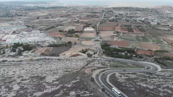 Aerial drone video from Malta, Naxar and surroundings.