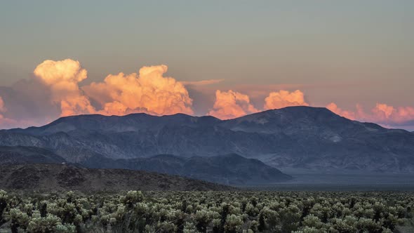 4K Clouds Over Mountains