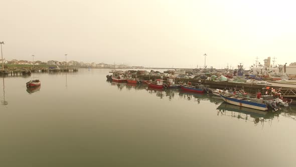 Boats on Pier