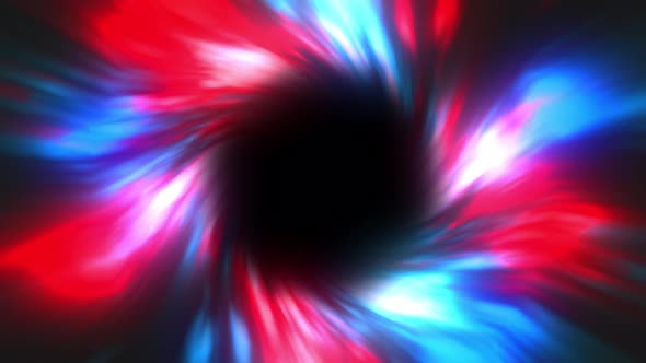 Warp hole color loop material animation motion graphics