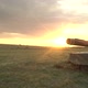Cinematic Shot of Real Military Tank Firing the Sun - VideoHive Item for Sale
