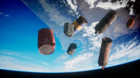 Pollution of the Atmosphere of the Planet Earth and Space alt