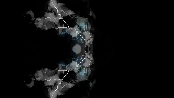 Digital Rendering Lighting Strike Electric Charge Video