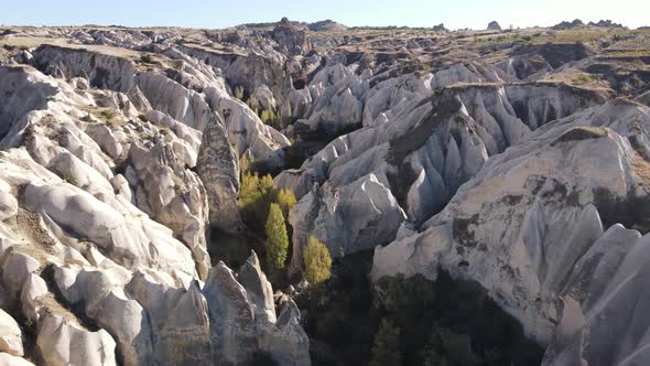 Aerial View Cappadocia Landscape