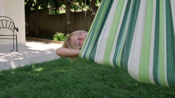 Kid on Hammock